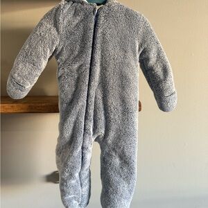 Koala Kids Soft Gray Footed One Piece